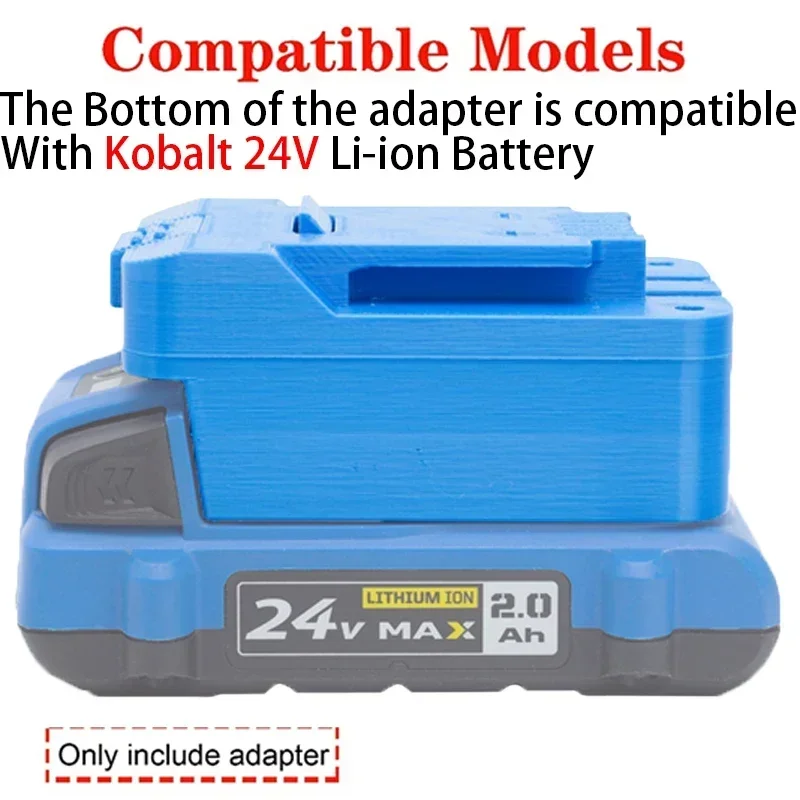 Adapter/Converter for Bauer 20V Li-Ion tools to Kobalt 24V Li-Ion Battery Adapter Power Tool Accessories