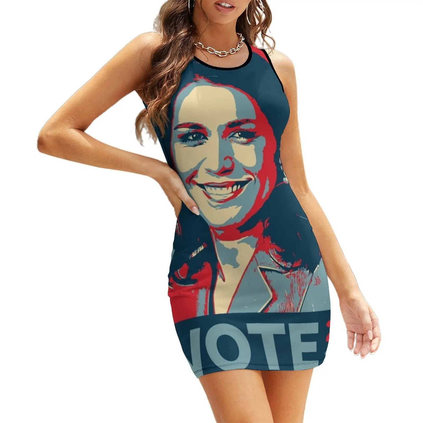 

Vote Tulsi Sleeveless Sundress Casual dresses luxury evening dresses for women 2025 dress women elegant luxury