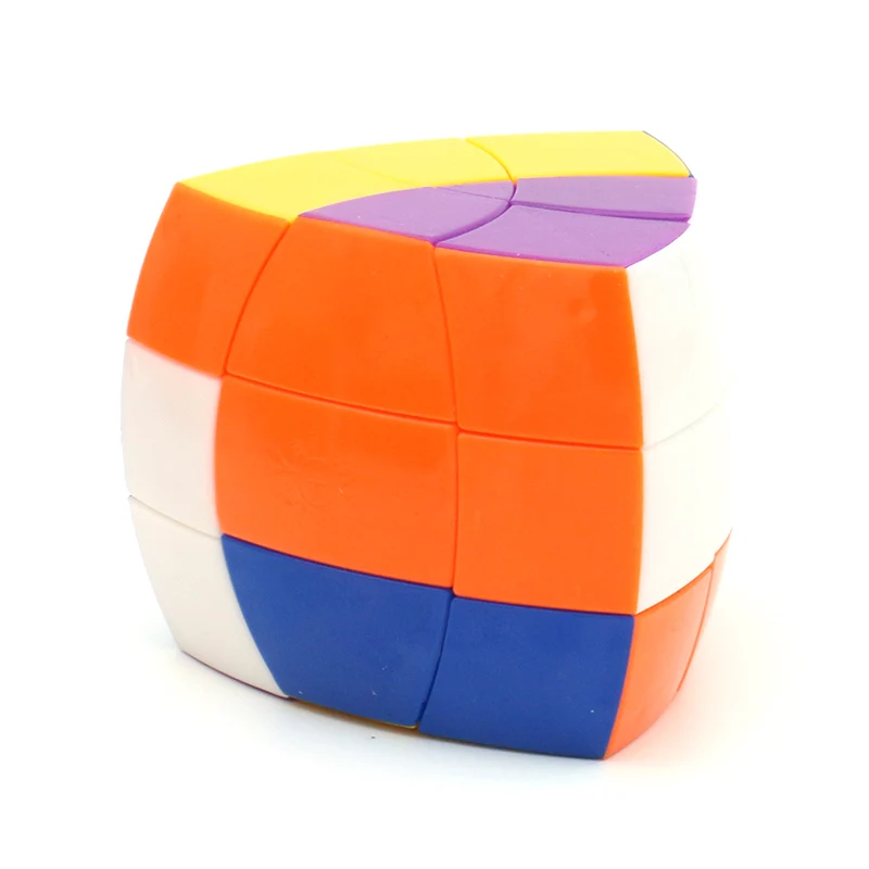 クレイジーメガミンクス マジックキューブ ダヤン&MF8 黒とカラフルな不規則な形の子供用知育玩具