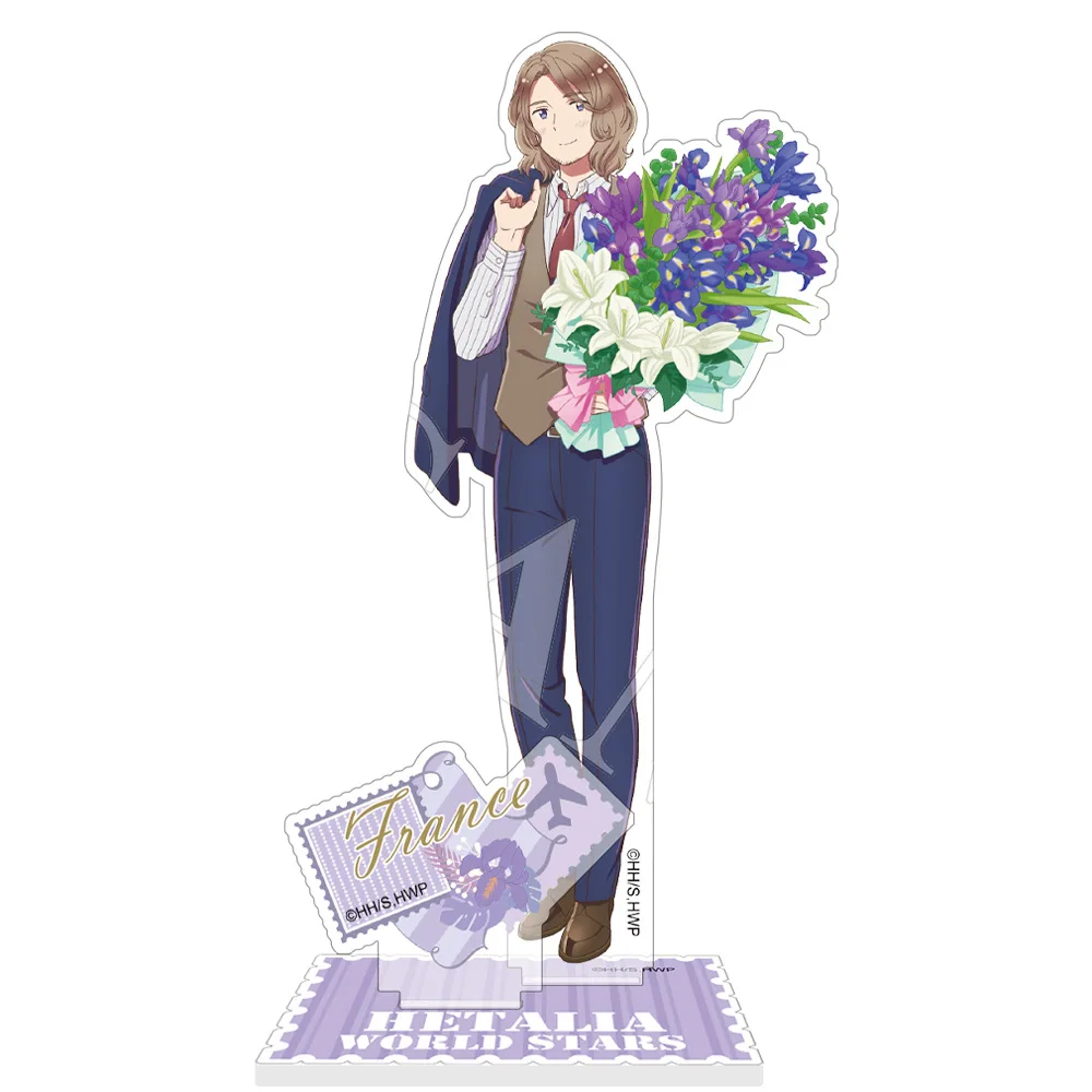 Hetalia World Stars Axis Powers Heroes Italië Duitsland Japan China Officiële autorisatie Flower Series Acryl staande platen