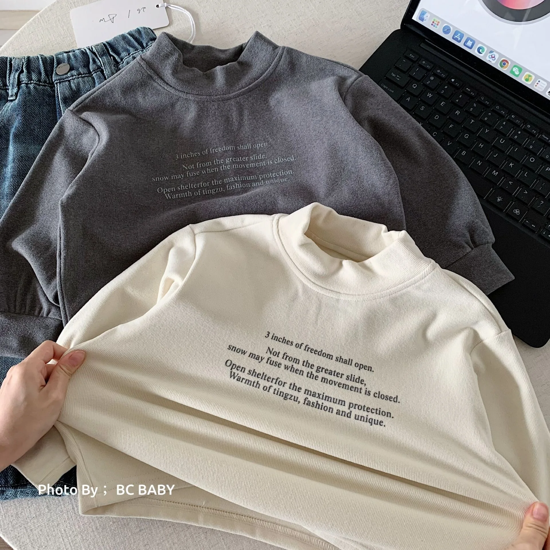 Children Clothes Kids Casual T Shirt 2026 Winter New Boys Letter Pullover Fashionable Long Sleeve Soft Comfortable Top