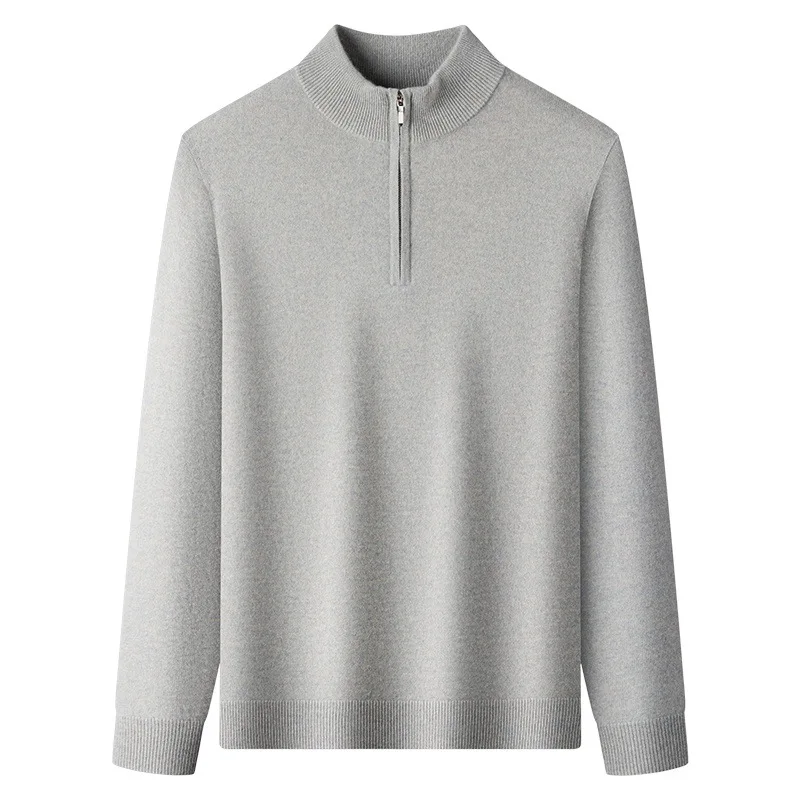 High Quality Cashmere Sweater Men Autumn Winter Warm Sweater Fashion Men's Clothing