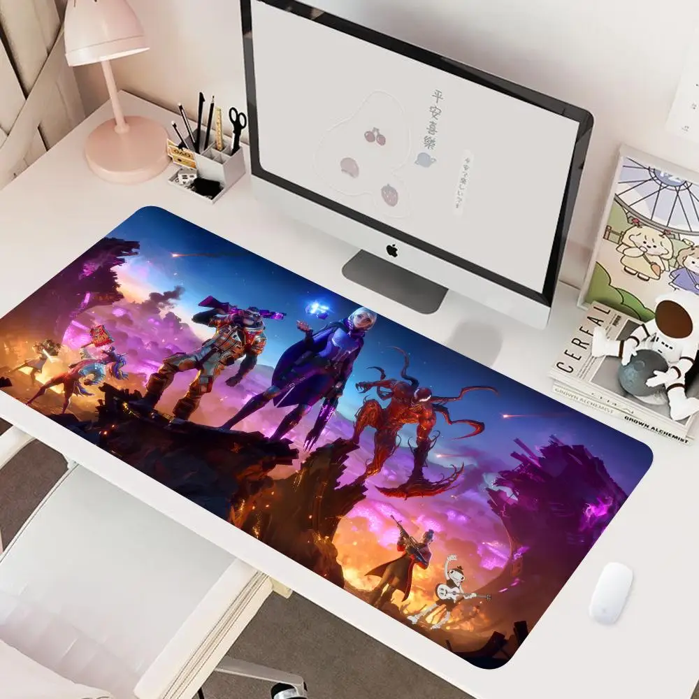 F-Fortnite Mouse Pad Mouse Gamer Gaming Pad Office Accessories for Desk Mat Mousepad Mats Keyboard Mause Carpet Computer Speed R