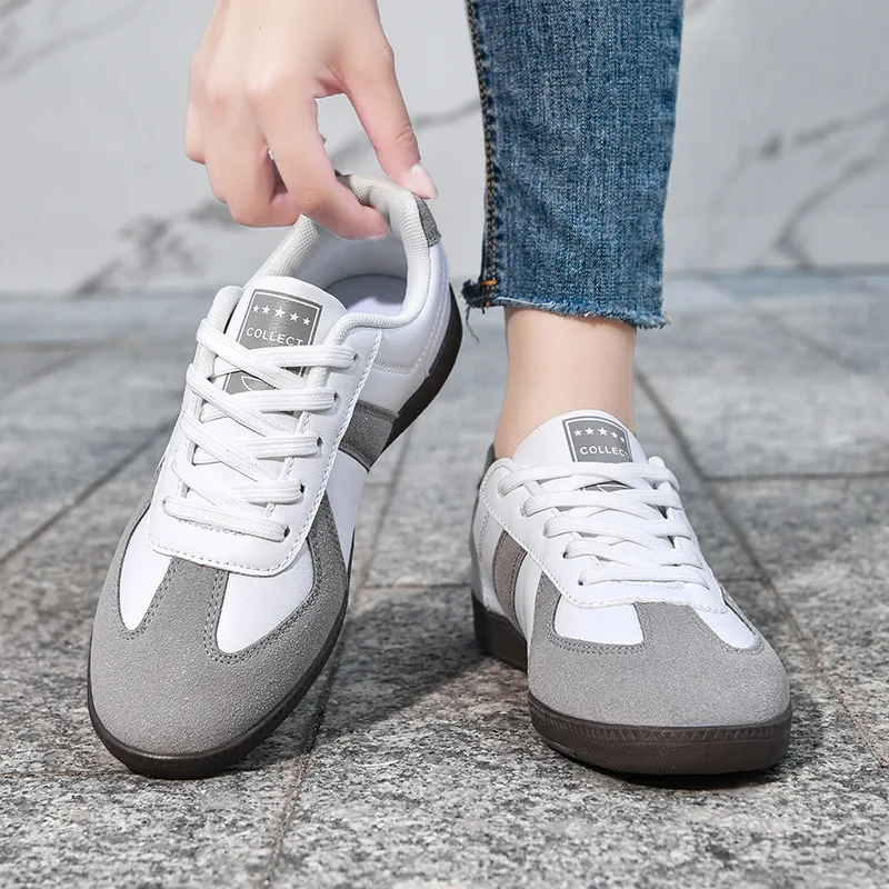 Size36-45 German Trainer Trendy Casual Men Women Shoes Sneakers Versatile Trainers Soft-soled Anti-slip Lasure Streetwear
