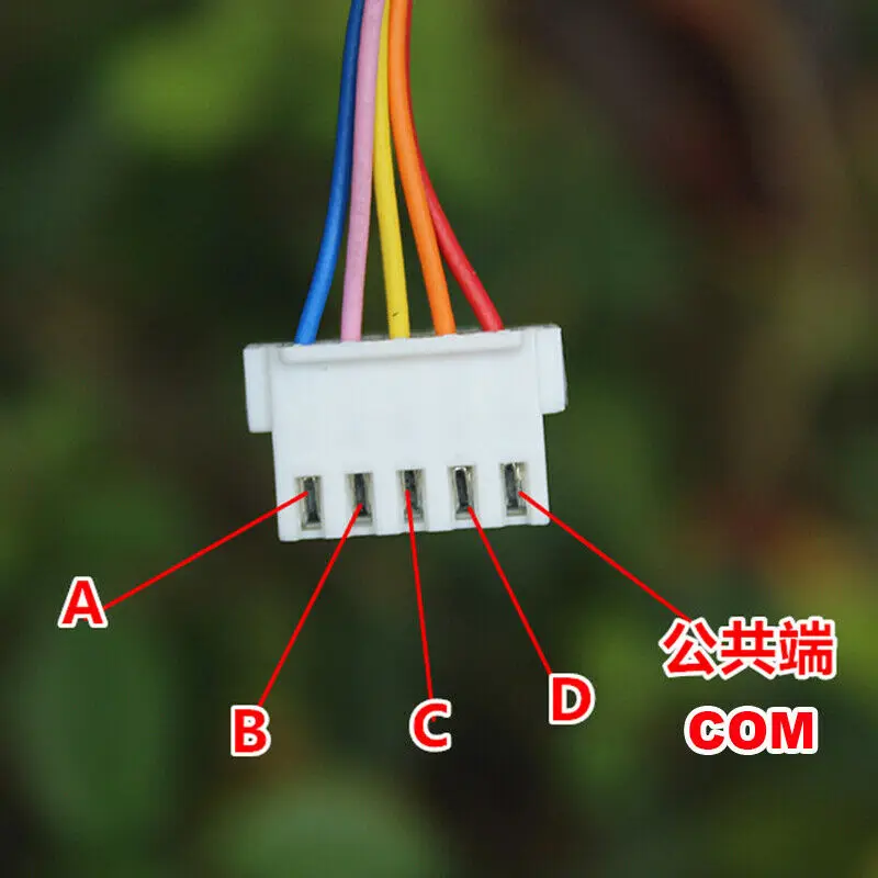 MP24BA DC 12V Gear Stepper Motor 4-Phase 5-Wire Gear Stepping Motor Flat Shaft