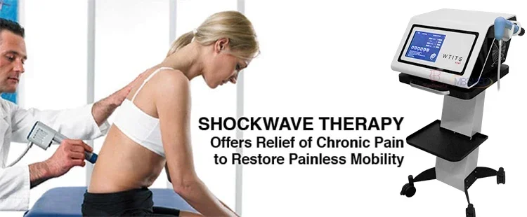 Extracorporeal Shock Wave Therapy Equipment Portable Shockwave Physiotherapy Machine For Edlow Pain Relief