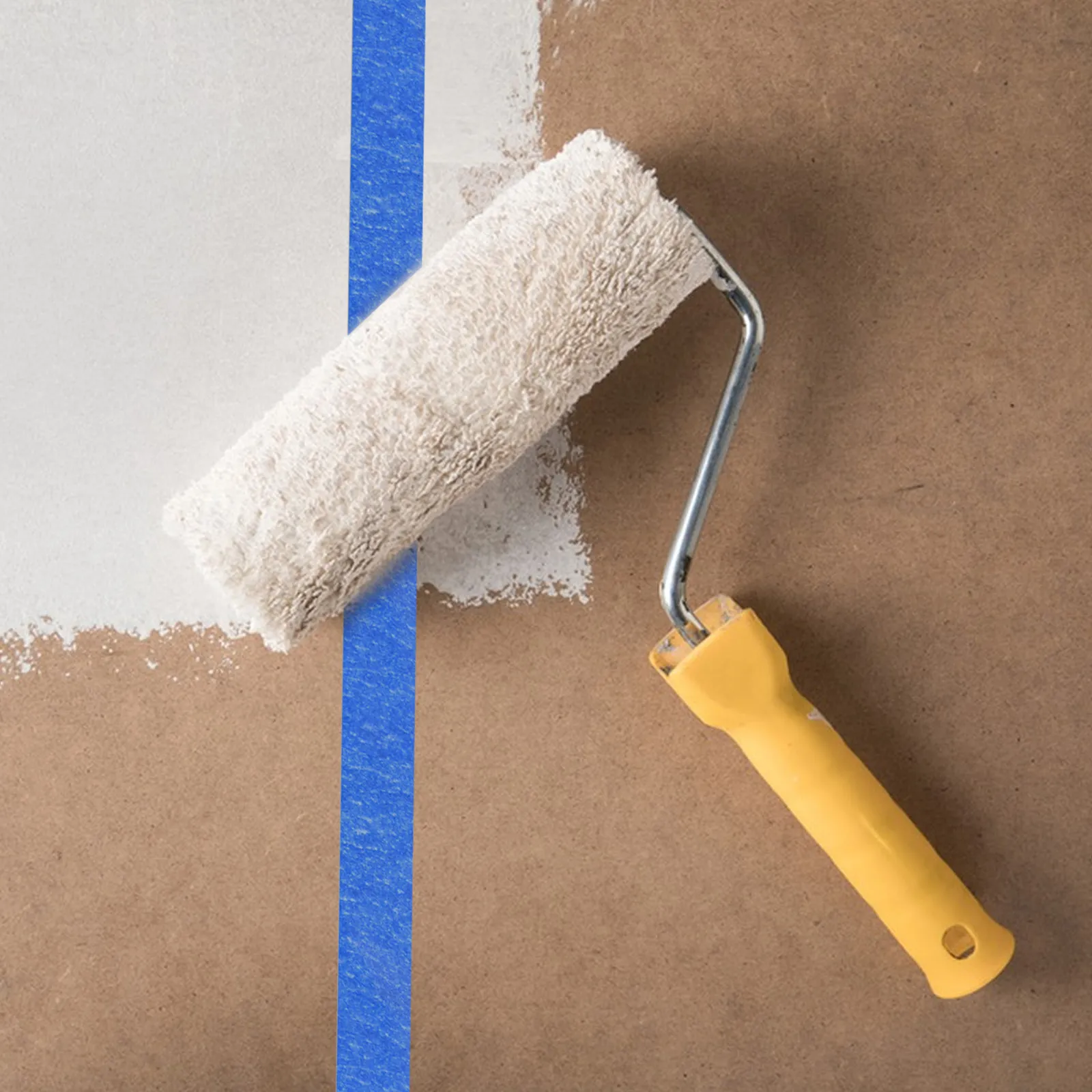 4 Rolls High Adhesion Masking Tape for Home Painting Car Spraying Indoor Walls Drywall Tile Glass Wood Surfaces Residue Free