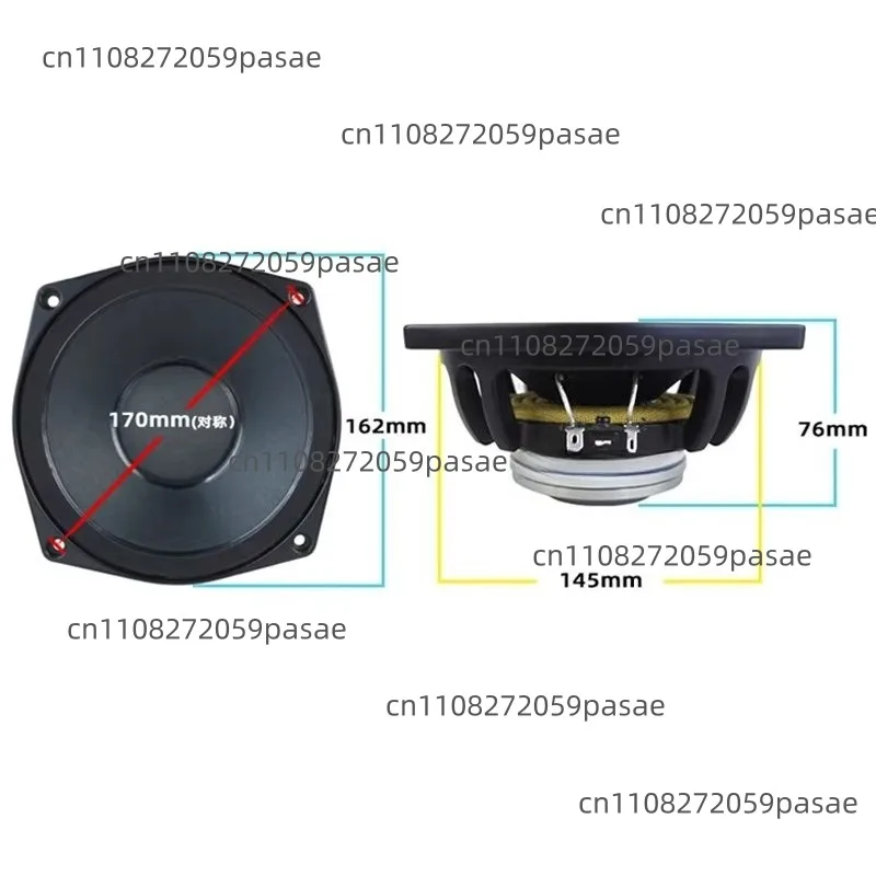 6.5 inch 6 inch Pure Mezzo 120W Neodymium Magnetic HIFI Audiophile Speaker Band Line Array Performance Audio