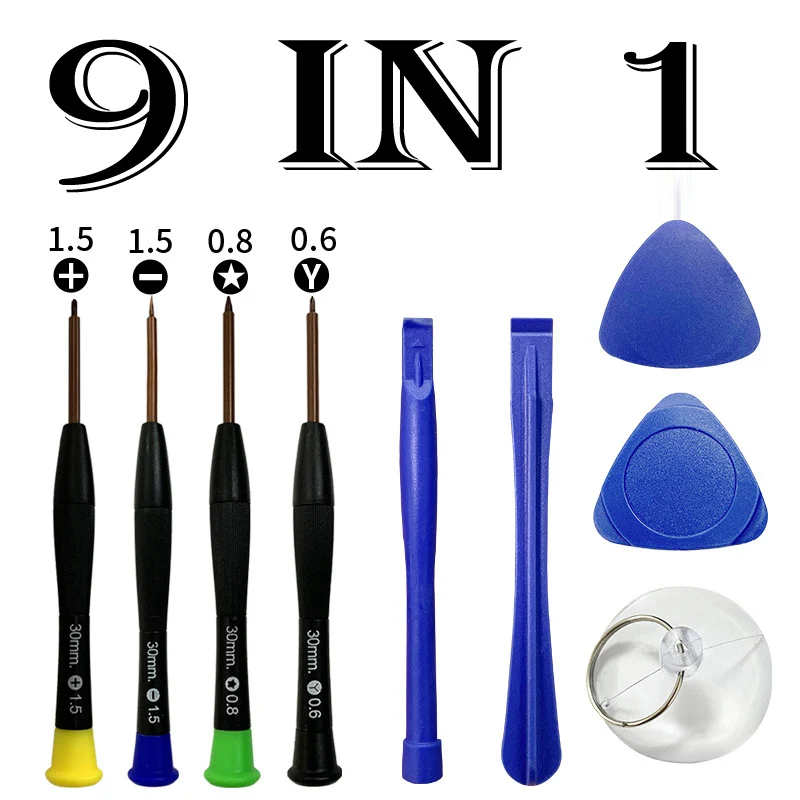 Kit de 40 en 1 herramientas de reparación para teléfonos móviles, espátula, palanca, destornillador para iPhone X XR XSMAX 8 7 6S 11 12 13 14 4