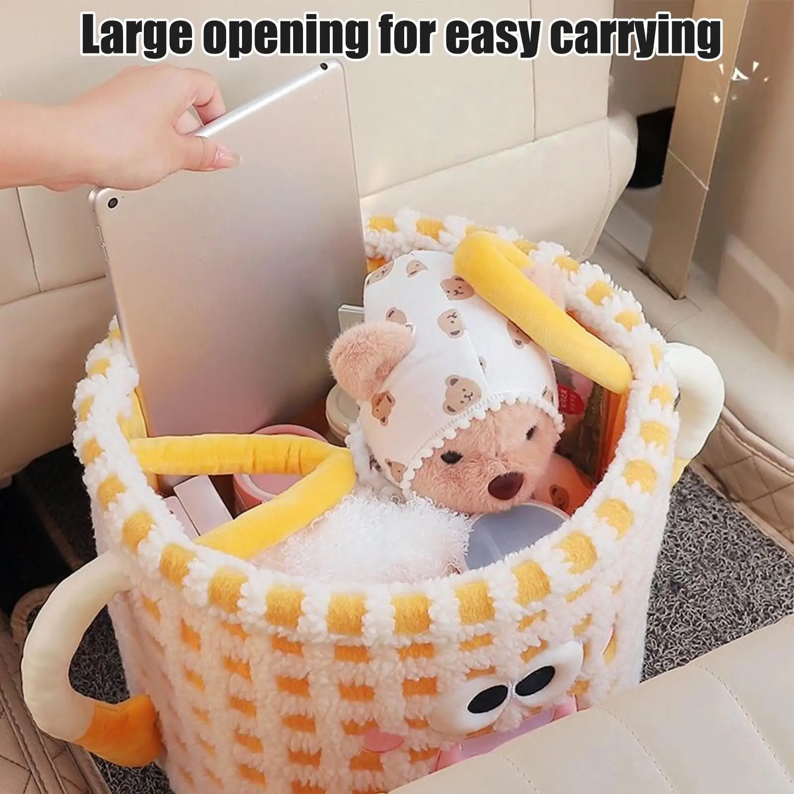 

Car Storage Organizer Large Capacity With Handles Car Organizer Back Seat Storage For Truck SUV RV Sedan Interior Travel Road