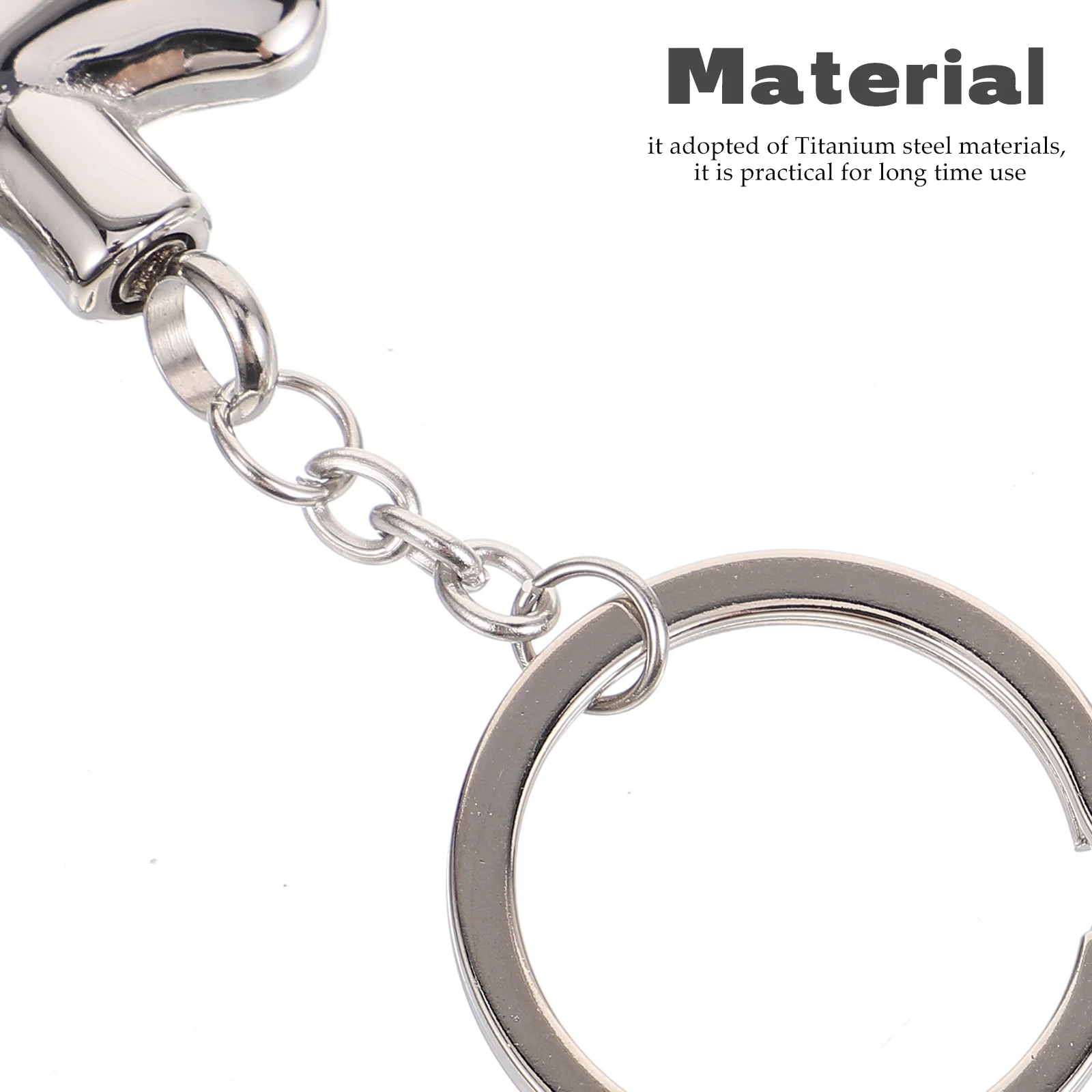 Hond Pootafdruk Hanger Mini As Sleutelhanger Huisdier Container Hand Parfumfles Urn Titanium Staal Moeder Gedenkteken