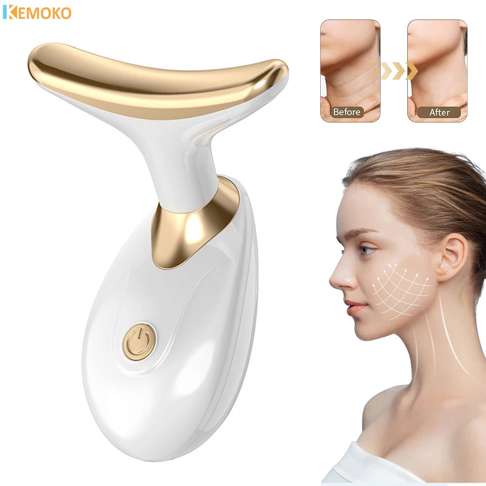 

Neck Face Lift Devices Therapy Skin Tighten Reduce Double Chin Anti Wrinkle Photon Neck Massager V-Face Lifting Firming Care