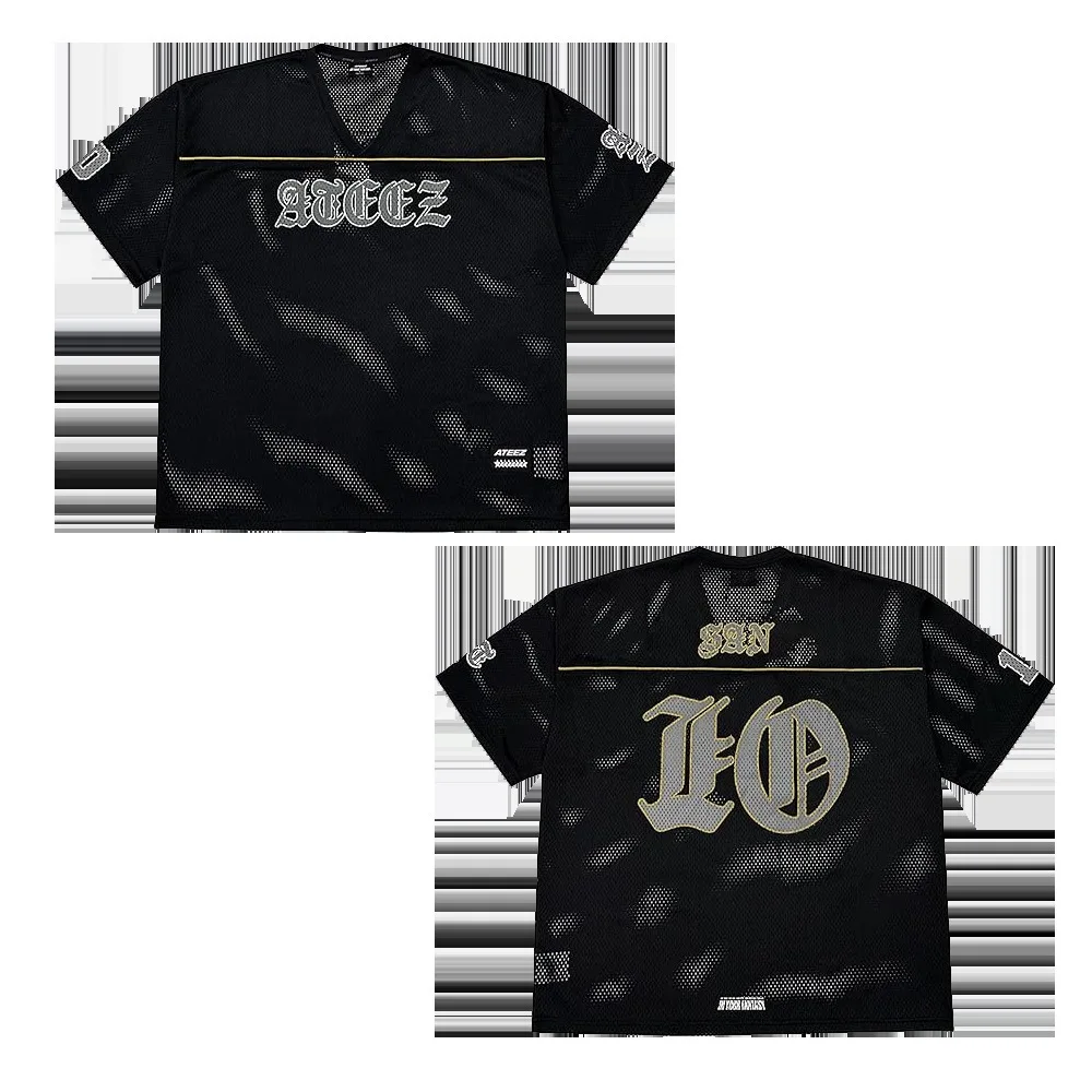 

ATEEZ World Tour in Your Fantasy Негабаритная футболка высокого качества для женщин и мужчин в стиле хип-хоп, повседневные футболки с короткими рукавами, футбольный трикотаж