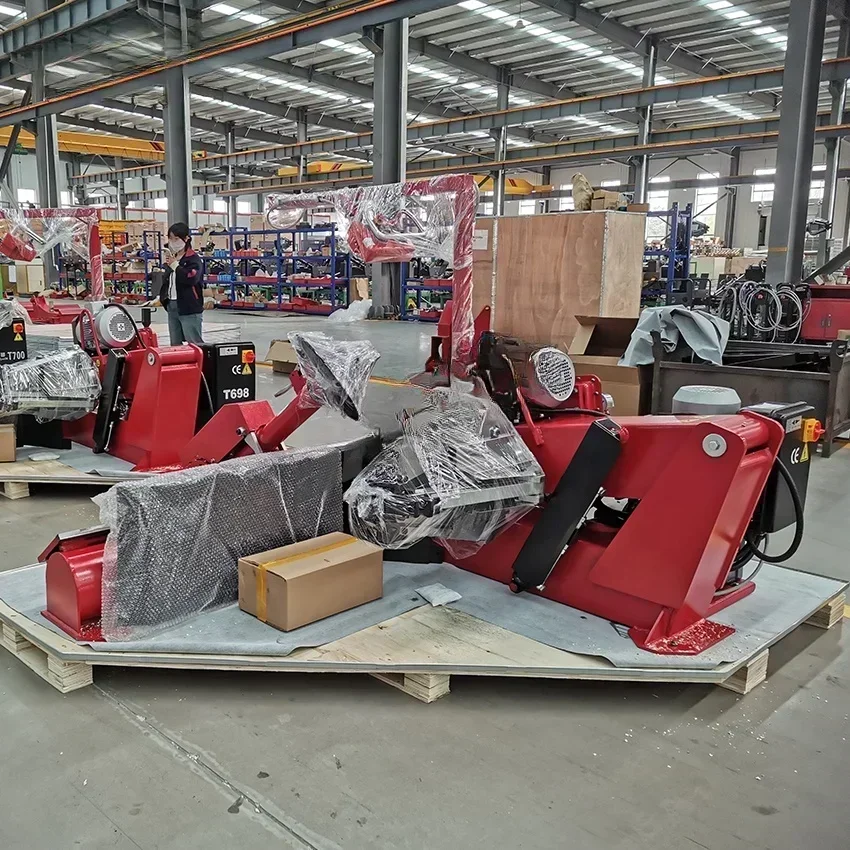 ATK-T698  full auto movable truck tire changer machine 14inch 26inch mobile
