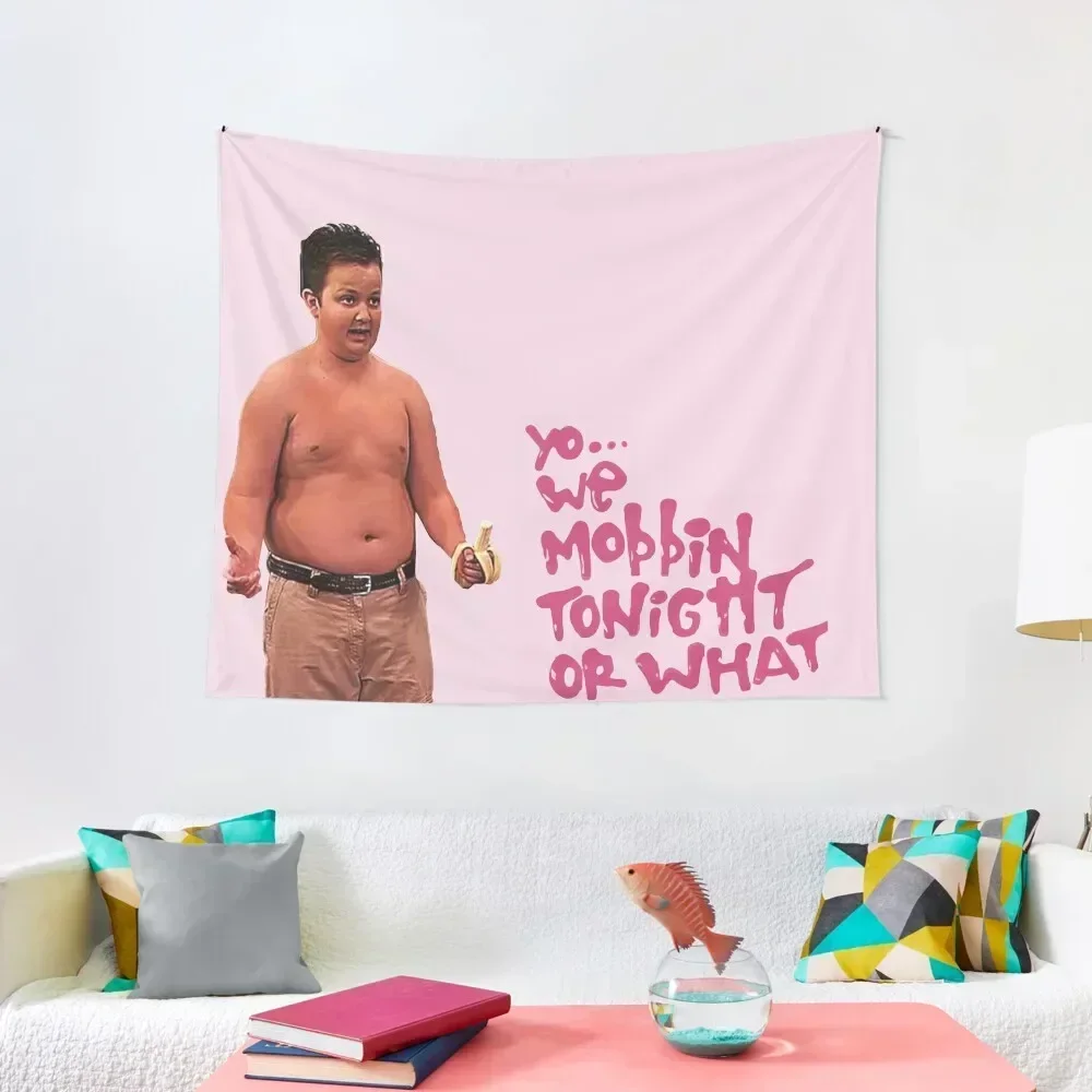 Gibby Mobbin Or What?.. Yo... We Mobbin Tonight Or What ? Tapestry Kawaii Room Decor Decoration Bedroom Tapestry