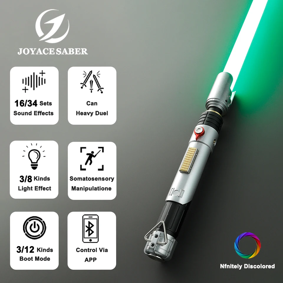 Pixel Lightsaber Sabine Wren Neopixel Light Saber Jedi Laser Sword Metal Handle Cosplay Luminous Dueling Xenopixel Sabers Toys