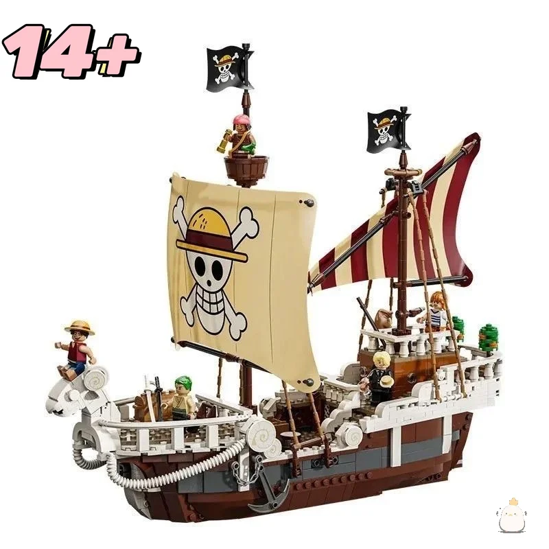 En stock 2025 nouvelle une pièce joyeux bateau Luffy 75639 blocs de construction briques ensemble jouets pour enfants anniversaires cadeaux de noël
