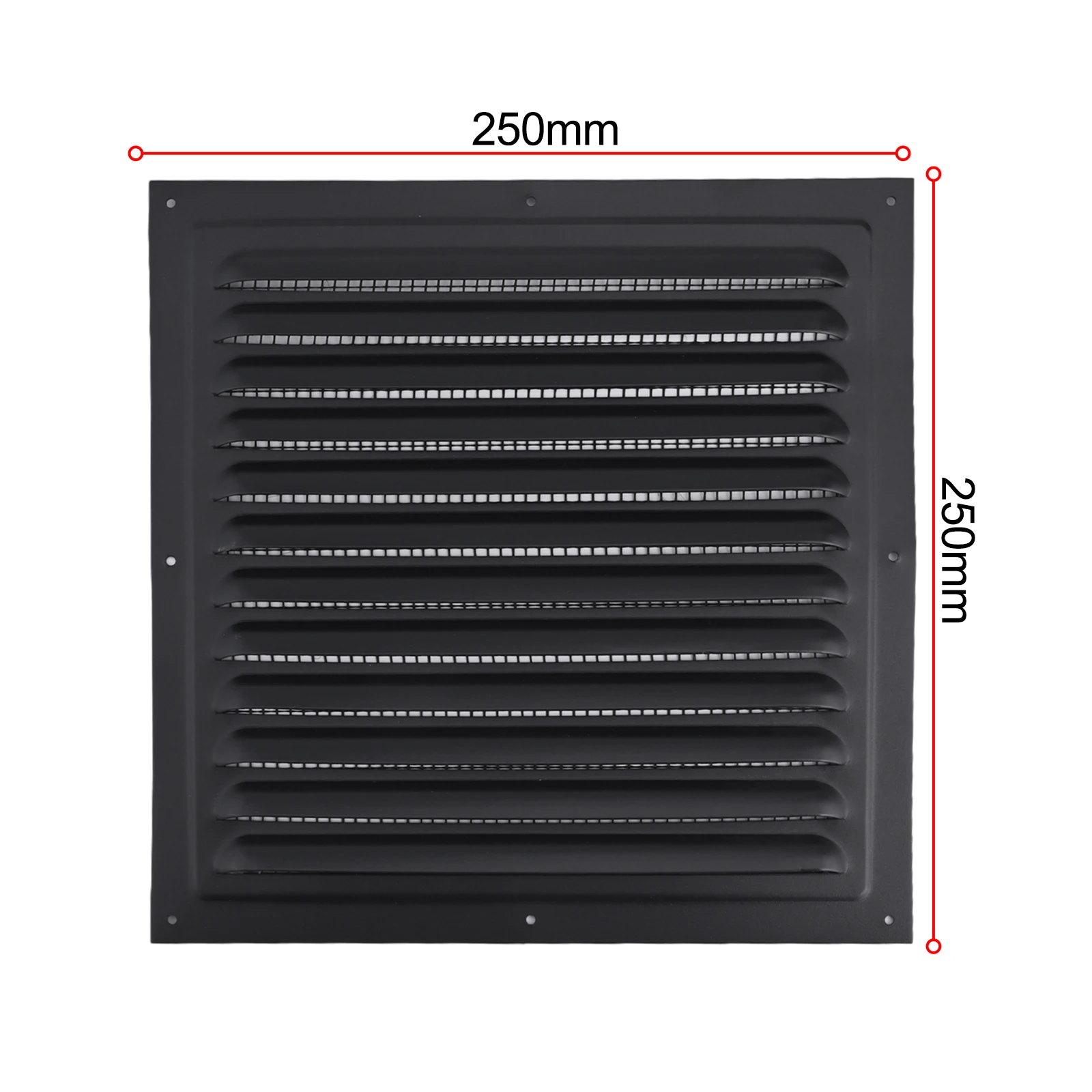 Aluminum Vent Cover Metal Louver Vent Cover Home Ventilation Office Ventilation Nylon Mesh Included Baking Varnish Coating