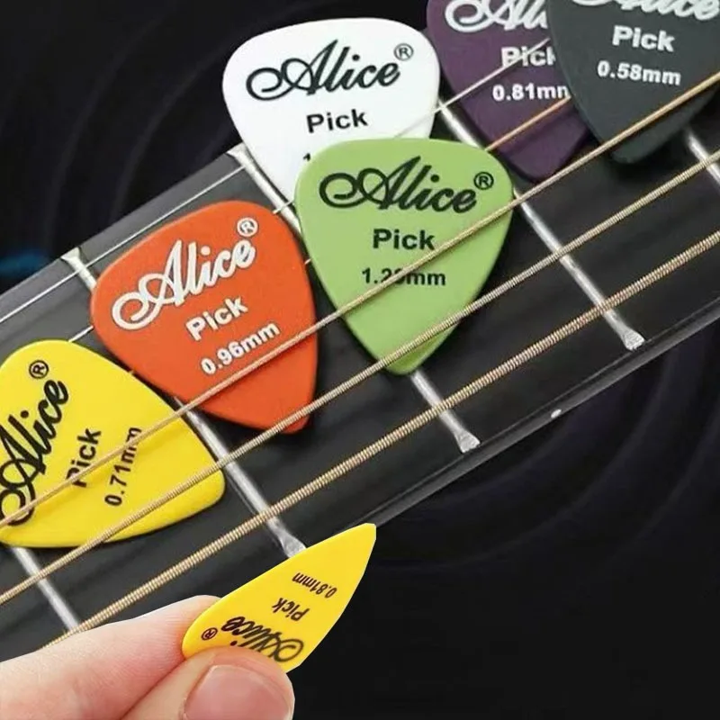 18/50/100 قطعة من مجاديف جيتار أليس، جيتار كهربائي صوتي، مجاذيف ملحقات غير لامعة مضادة للانزلاق، شظايا القيثارة