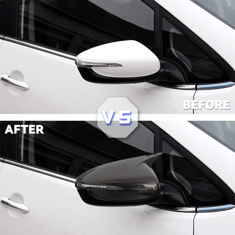 Rearview Mirror Cover Wing Door For Kia Forte K3 2013 2014 2015 2016 2017 2018 Side Mirror Shell Cap Housing