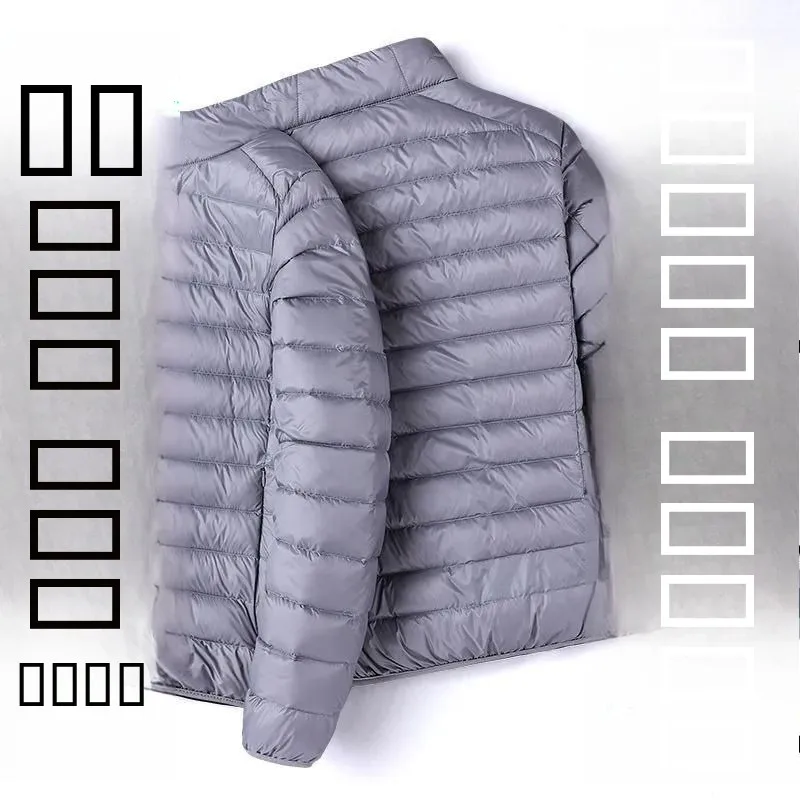 

Ultra-Lightweight ort down Jaet Men's Hooded Portable Cotton Coat Autumn Winter Big Size Faionable Young People's Outer...