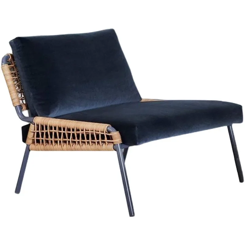 

Outdoor Leisure Balcony Nordic Sofa Chair Homestay Villa Hotel Courtyard Garden Outdoor Rattan Chair