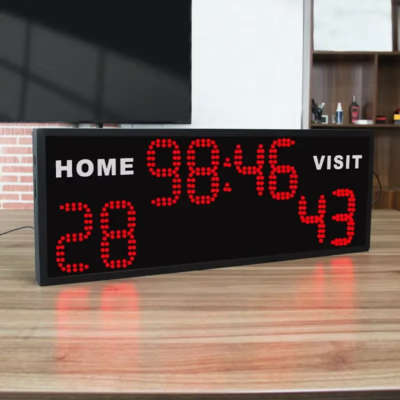 for CHEETIE Large LED Digital High Brightness Wireless Scoreboard for Baseball Football with 24 Seconds Shot Clock