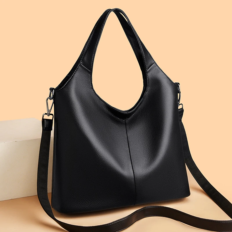 Large Capacity Soft Leather Ladies Crossbody Hight Quality Shoulder Tote Handbags Luxury Handbags Women Bags