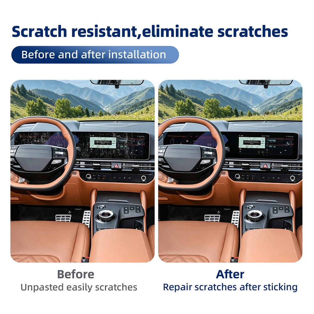 Car Interior TPU Protector Anti-scratch Film For Kia Sportage NQ5 2025-2026 Auto Protective Transparent Anti-tear Stickers