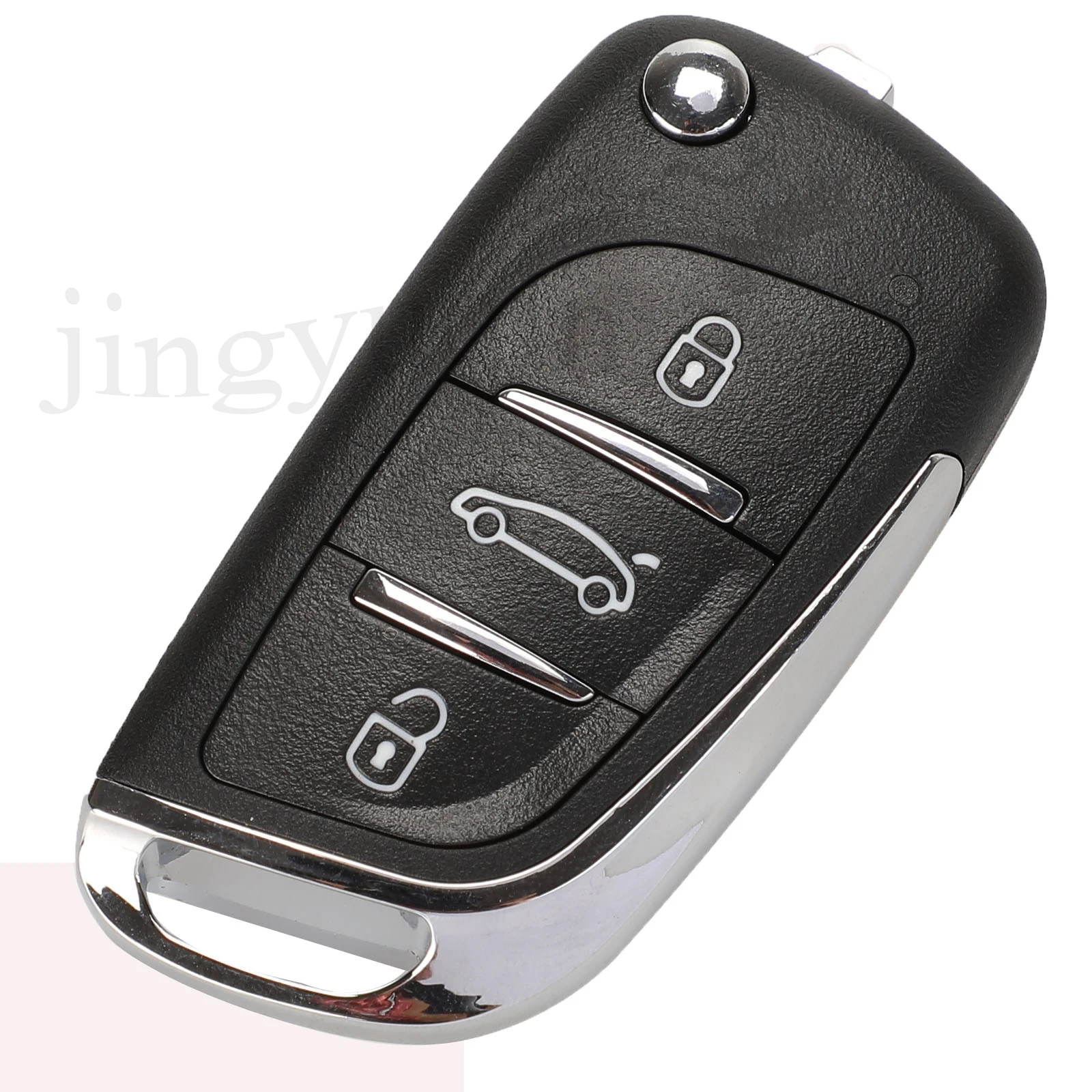 jingyuqin Upgrade Remote Smart Car Key For Citroen DS3 Ce0523 2Buttons 433Mhz FSK Modulation