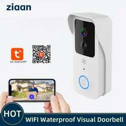 HD New Intelligent 1080P Wireless Video Ring Doorbell Camera Waterproof 5G Dual Frequency Intercom WIFI Night Vision Doorbell