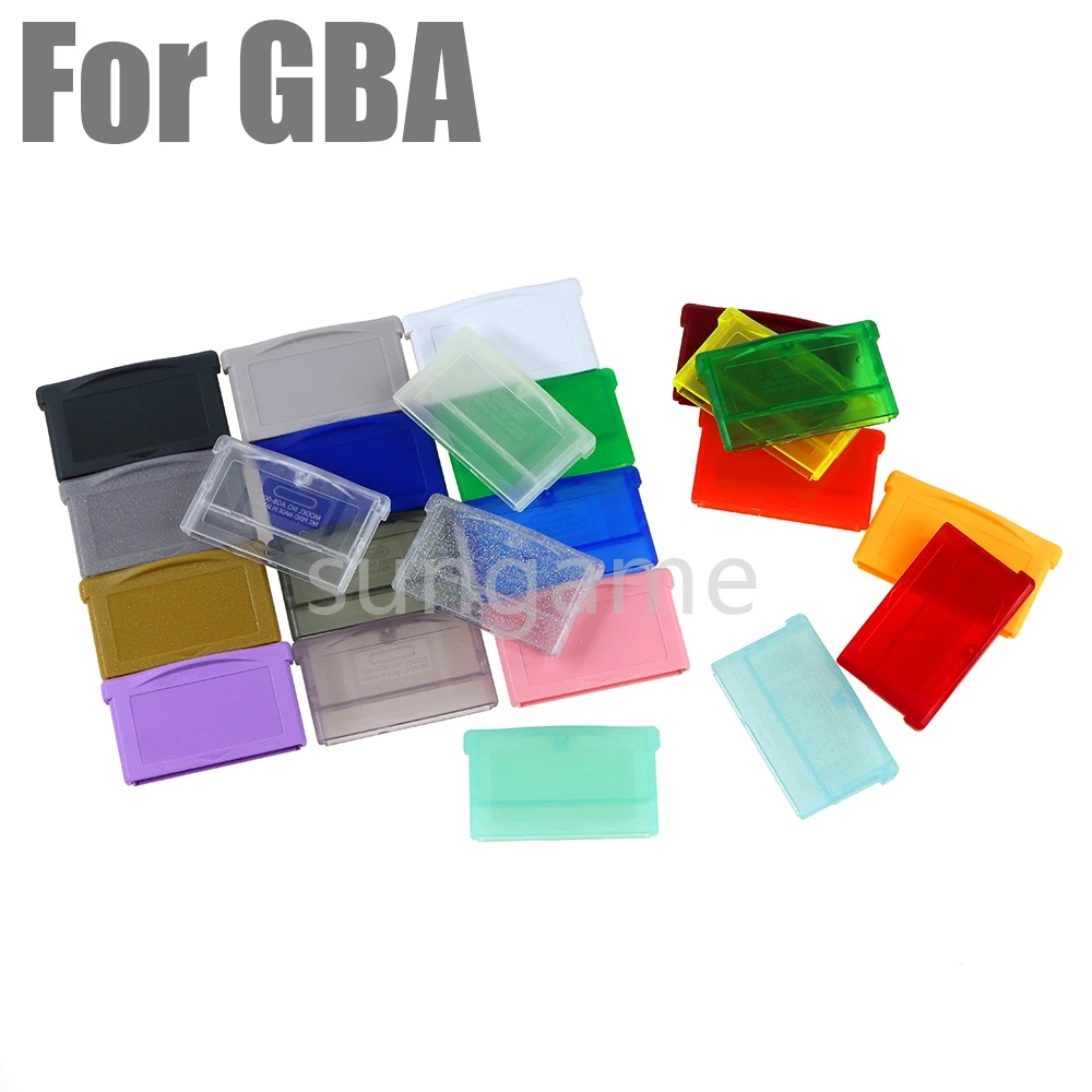 40pcs Replacement For Gameboy Advance Game Cartridge Shell Case Card Box For GBA Game Card Case with Screw