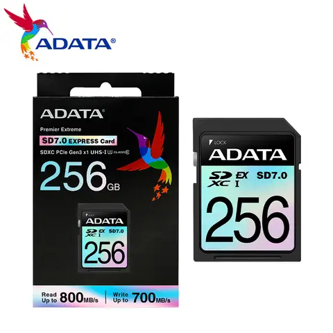 Original ADATA Premier Extreme SDXC SD Card7.0 EXPRESS 256GB512GB High Speed Memory Card Suitable For Camera Monitoring shooting