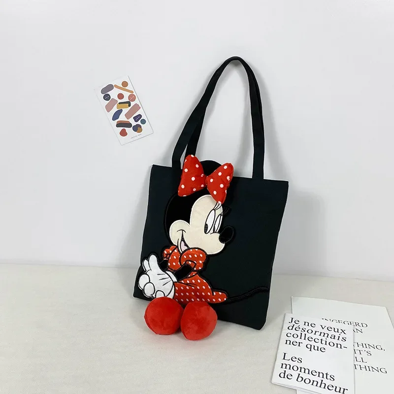 Disney new bags ladies shoulder bag canvas Mickey ladies bag shopping bag all-match female bag