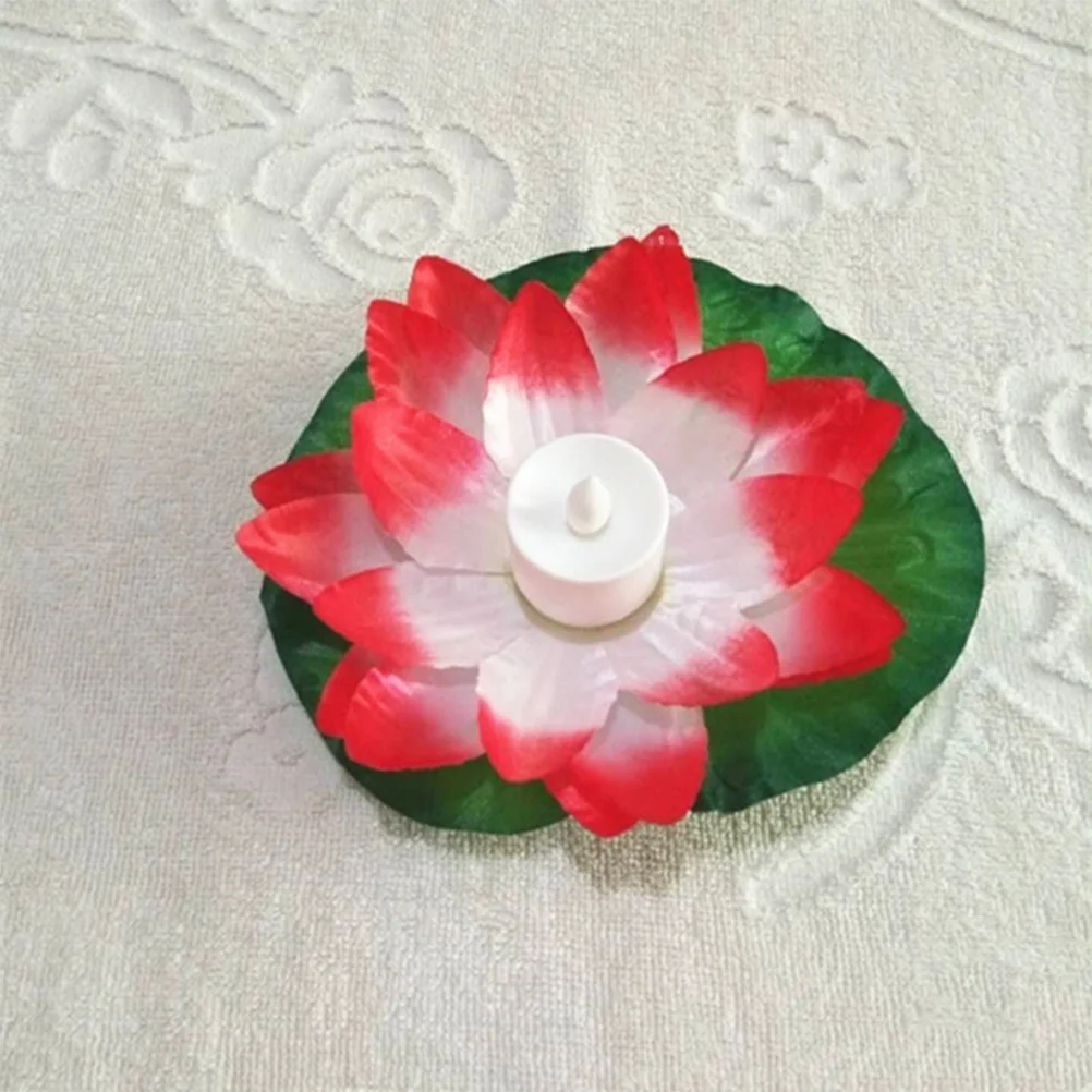 5pcs Electronic Led Lotus Lights For Water Pool Decorations, Floating Flameless Drift For Party Wedding Festival Garden