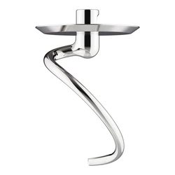 Można myć w zmywarce, spiralny hak do ciasta do mikser na stojaku kuchennego, 4.5 Qt - 5 Qt nasadki z głowicą do kuchennego haka do ciasta