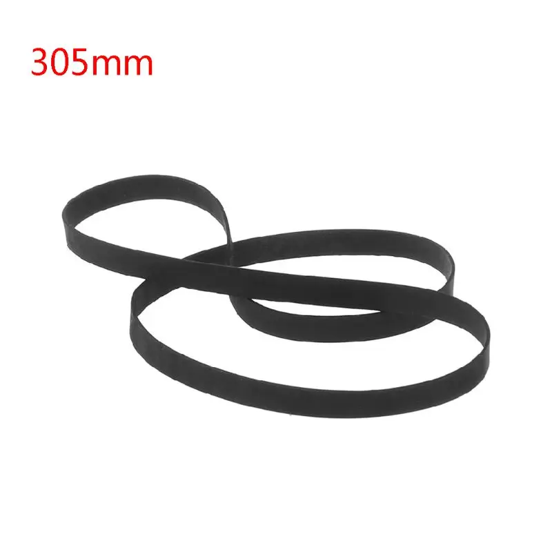 Replacement Turntable Belt Rubber Flat Belt for Record Player Walkman DVD CD-ROM Repeater Phono 5mm Wide Belt L41E