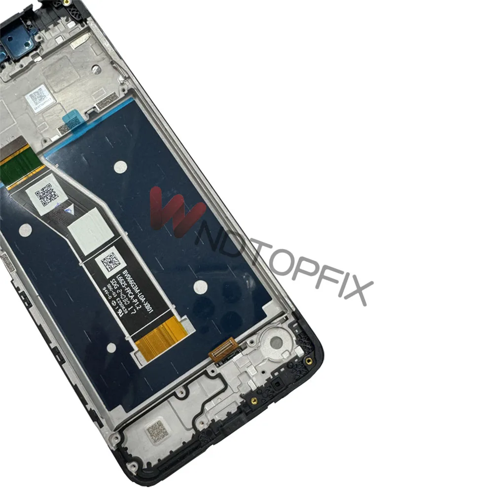 Pantalla táctil LCD para Motorola Moto G24, montaje de digitalizador de Panel de marco, reemplazo de pantalla de alimentación de 6,56\