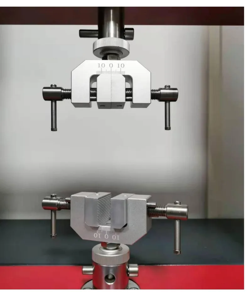 1 Ton 2 Ton Electronic Tensile Testing Machine Fixture Jaw Clamp Block Testing Machine Attached Jaw Wedge Handle Handle