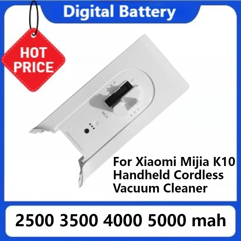 New Replacement Battery Pack 25.2v 5000mAh LI-ion Rechargeable Battery for Xiaomi Mijia K10 Handheld Cordless Vacuum Cleaner
