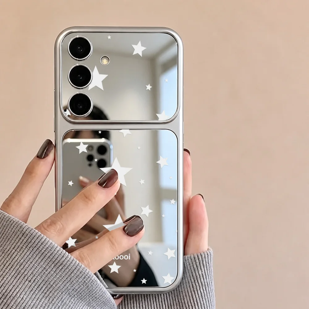 Stars Makeup Mirror Phone Case For Samsung S26 Ultra S25 FE S24 S23 FE A57 A56 5G A55 A54 A37 A17 A07 A36 A35 A53 A26 Case Cover - view 3