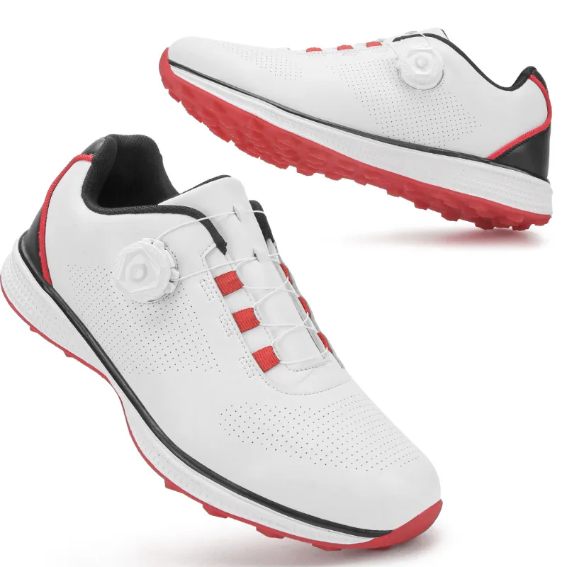 

Golf Shoes Men Comfortable Golfing Anti Slip Sneakers Golfers Walking Lightweight Footwears
