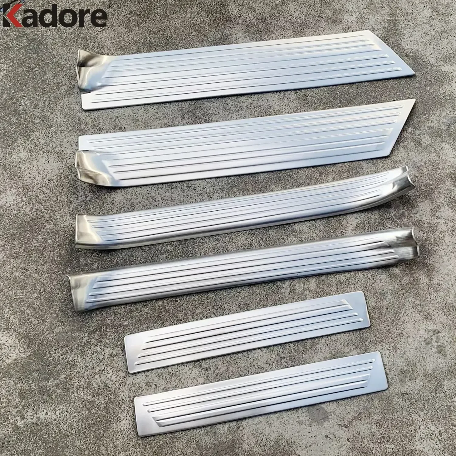 For Toyota Sienta 2022 2023 Side Door Sill Scuff Plate Trim Accessories Auto Styling Car Sticker Stainless Steel