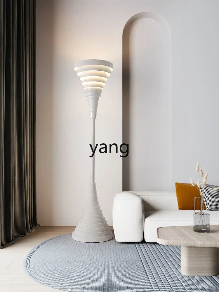 Yjq Retro Zonsondergang Sfeer Mid-Oude Lamp Woonkamer Bank Creatieve Klassieke Moderne Designer Model Vloerlamp