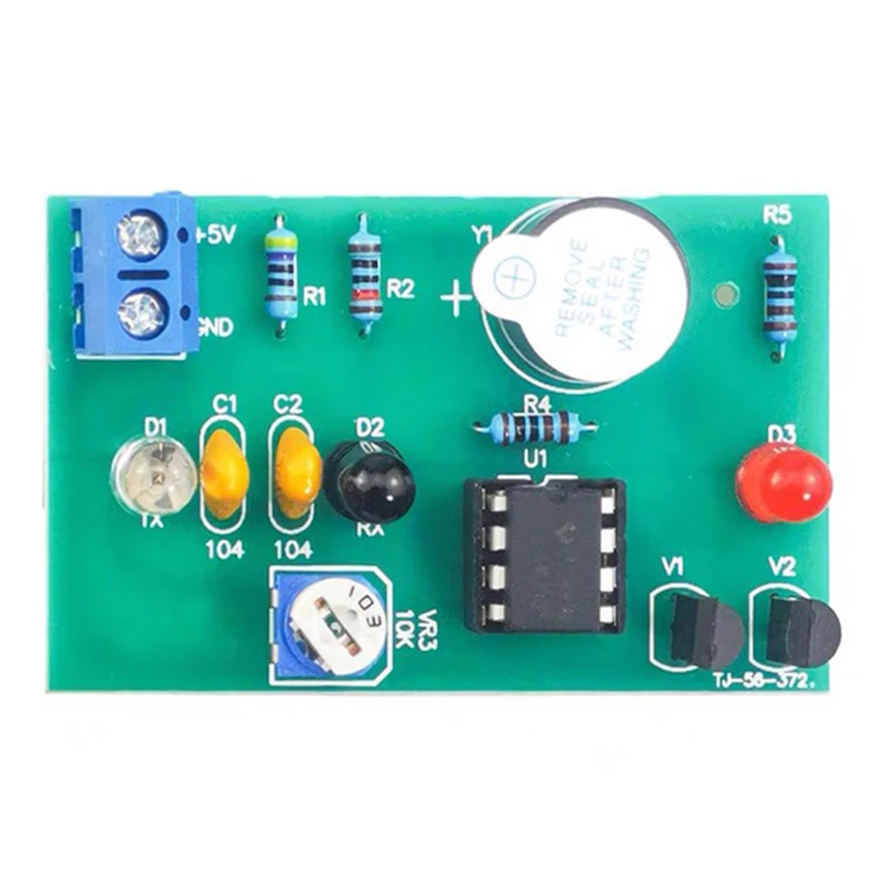 Allarme sensore corpo umano Kit elettronico fai da te progetto di saldatura pratica Suite sensore a infrarossi circuito analogico TJ-56-371