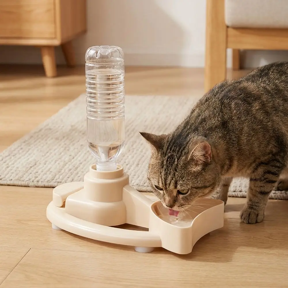 Large Capacity Cat Automatic Water Dispenser Stable Base Leak Proof Cat Drinking Machine Anti Overturning Anti-tip