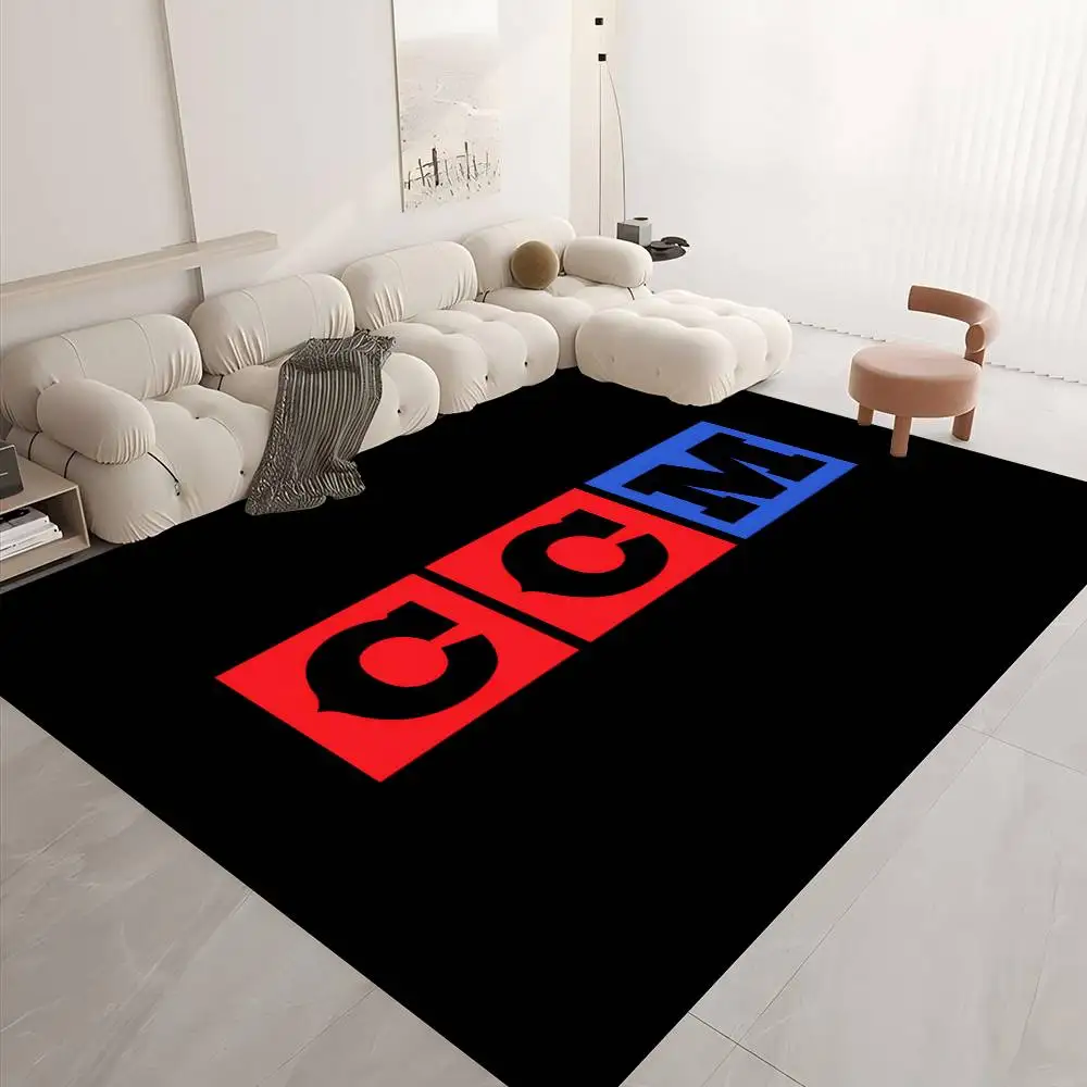 CCM ريترو-O هوكي الجليد شعار المدخل السجاد قابل للغسل عدم الانزلاق غرفة المعيشة أريكة الكراسي منطقة حصيرة المطبخ ممسحة منطقة البساط #3
