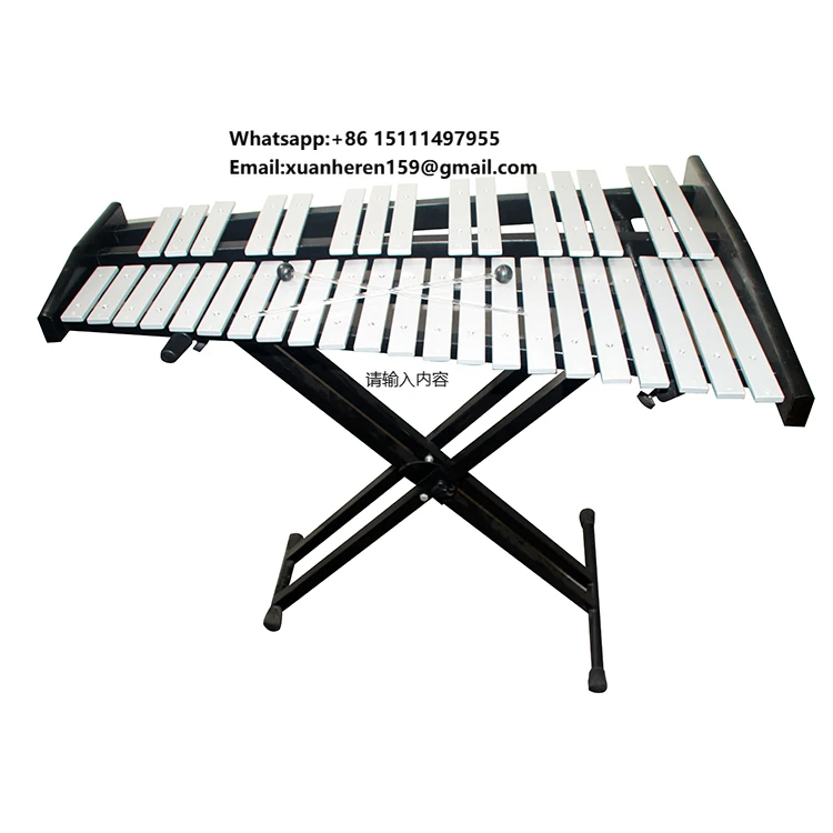 

Instrumentos Orff Glockenspiel Hand Knocks Metal Xylophone