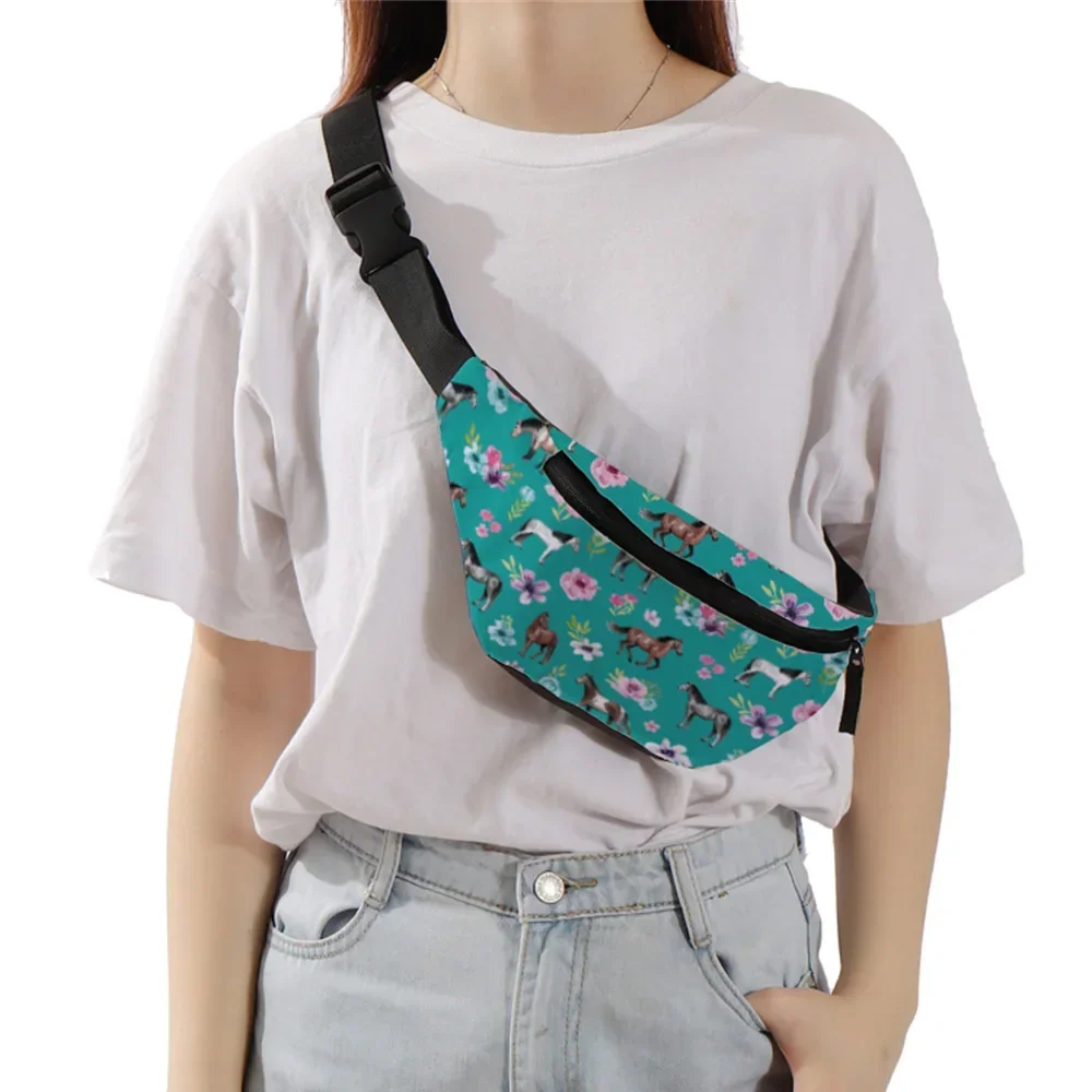 Animal Horse Fanny Packs dla kobiet Fanny Pack dla mężczyzn Torba na pasek Crossbody Fanny Packs dla kobiet Running Fanny Pack Waist Pack — zdjęcie 6