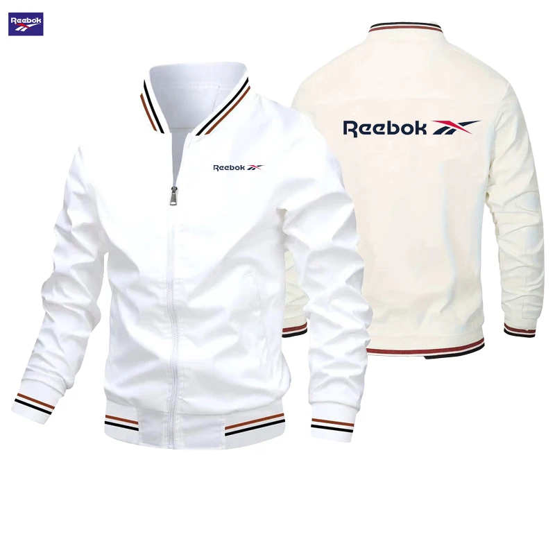 Reebok logo spring/autumn pilot jacket - men's casual fitted baseball shirt - new autumn fashionable high-quality men's coat - view 6